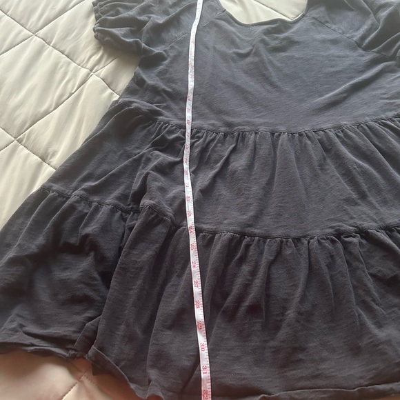 Ladies Z Supply Charcoal Mini Skater-Style Dress - Picture 8 of 10